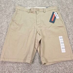 Old Navy Mens Ultimate Slim Built-In Flex Chino Shorts Khaki Tan 33 NWT